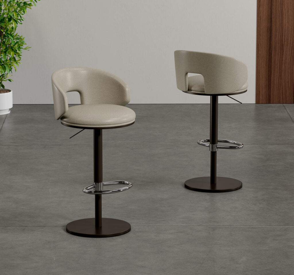 Clay Swivel Barstool 4073B-H  | Elite Modern