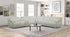 6095B Sectional in White | J&M Furniture