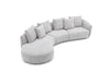 Hamilton Fabric Sectional 282 in Grey | J&M Furniture