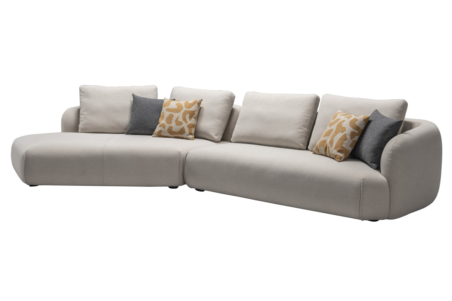 HF5510 Fabric Sofa in Grey | J&M Furniture