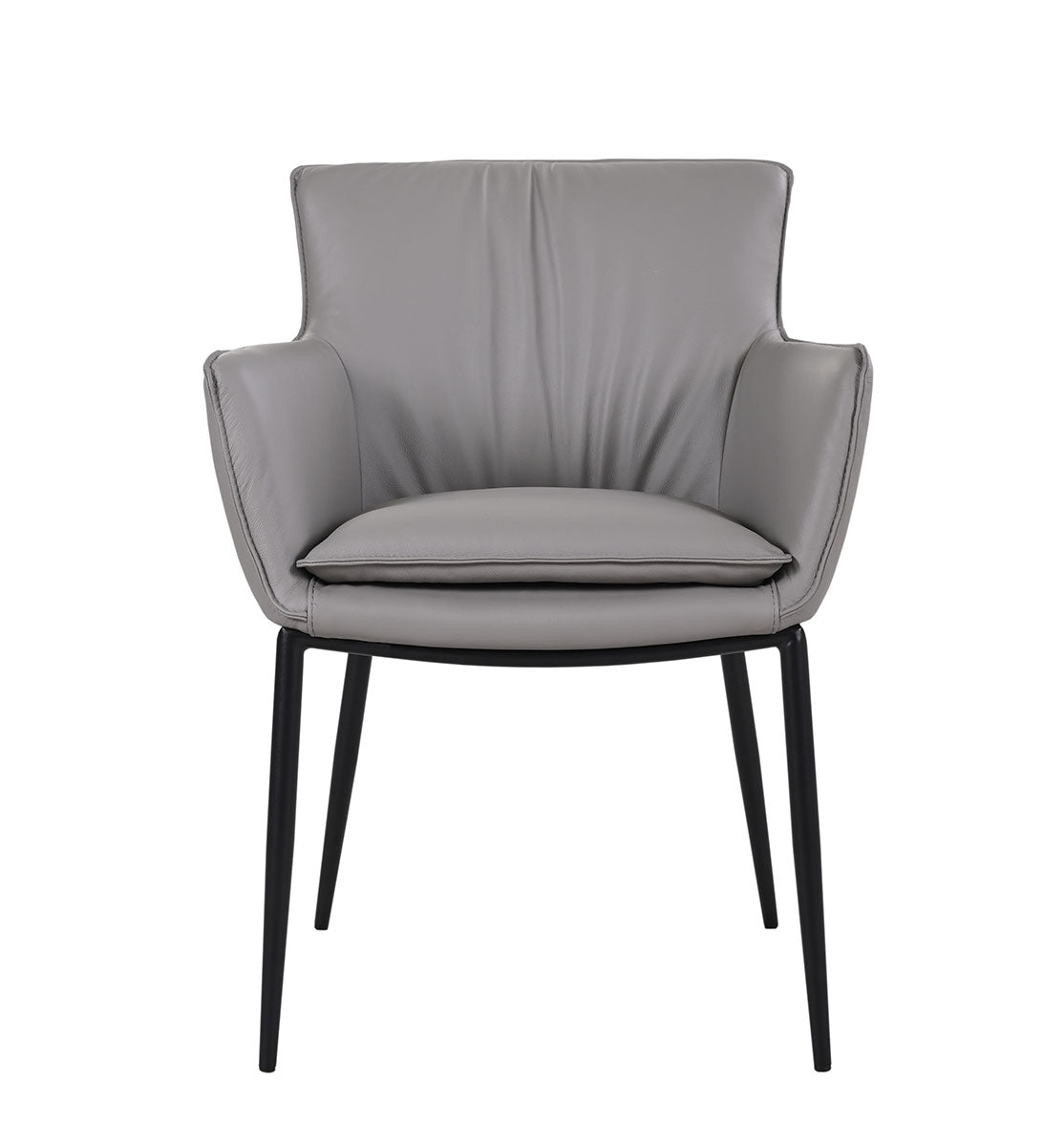 Kani Leather Armchair in Grey | J&M Furniture