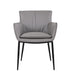 Kani Leather Armchair in Grey | J&M Furniture