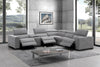 Picasso Motion Fabric Sectional in Light Grey | J&M Furniture