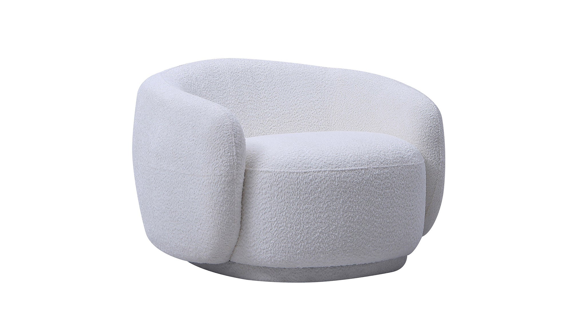 Lounge Fabric Chair in Off White | J&M Furniture