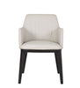 Osaka Leather Armchair in Light Grey | J&M Furniture