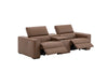 Picasso Loveseat with Console In Caramel | J&M Furniture