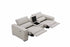 Picasso Loveseat with Console In Silver Grey | J&M Furniture