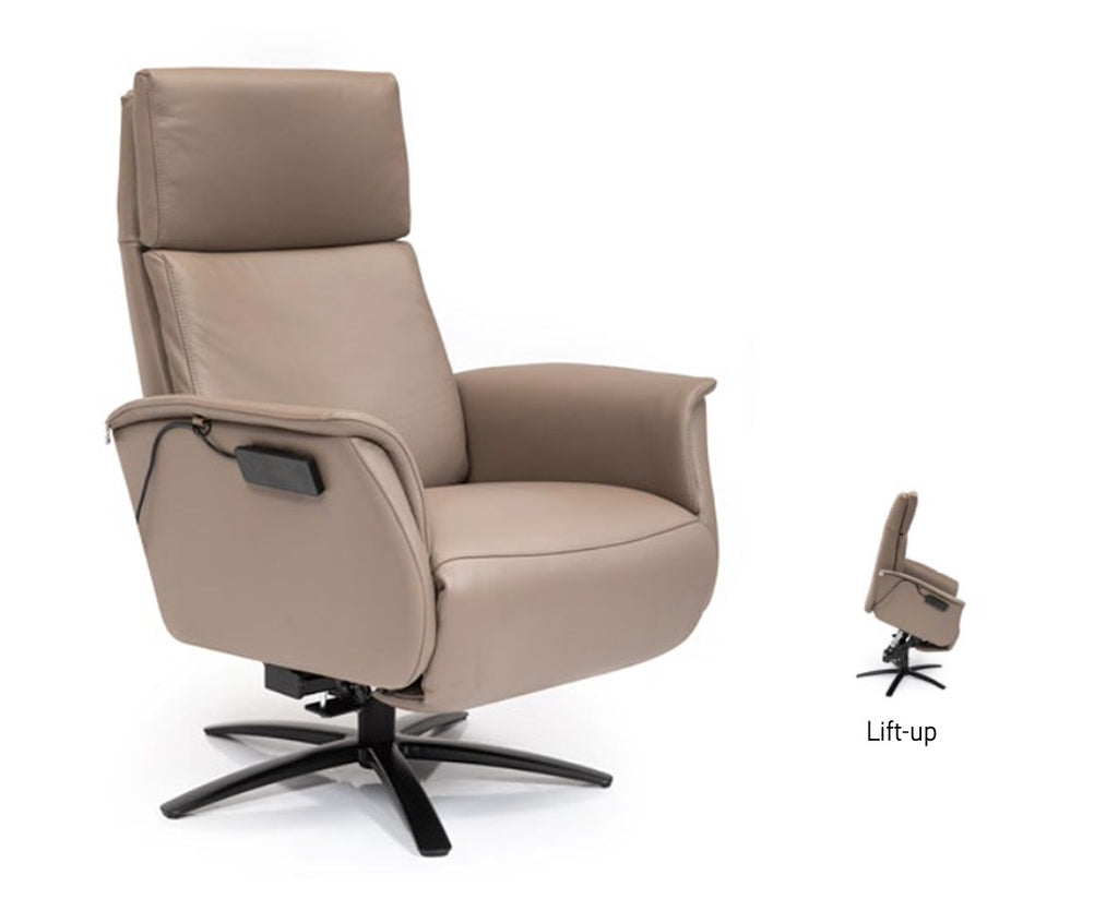 Superior 8007 Power Lift Recliner Grey | Hjort Knudsen