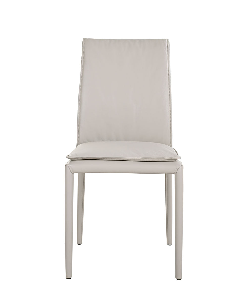 Togo Dining Chair in Light Grey (pair) | J&M Furniture