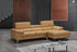 A973b Premium Leather Mini Sectional in Freesia | J&M Furniture