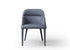 Baxter Fabric Arm Chair in Blue Grey | J&M Furniture