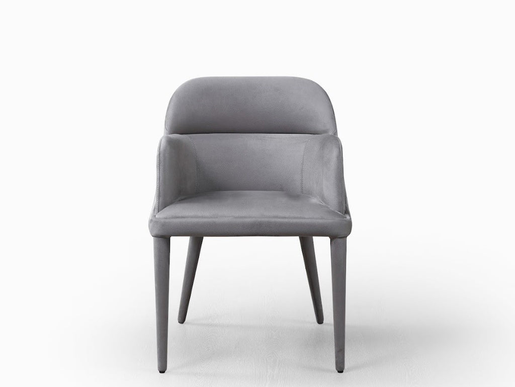 Baxter Fabric Arm Chair in Grey | J&M Furniture