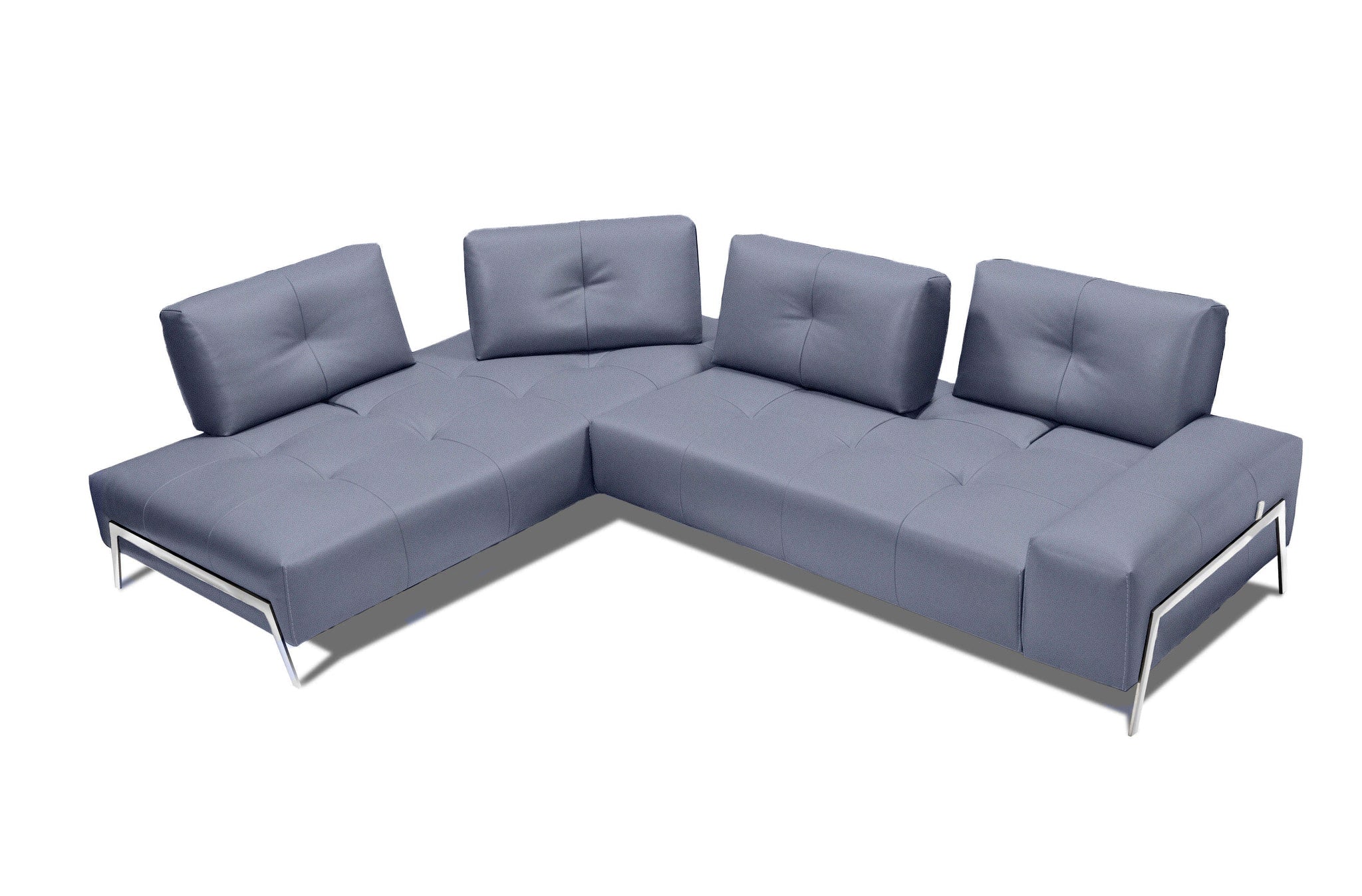 i763 Sectional Sofa in Light Blue | Incanto