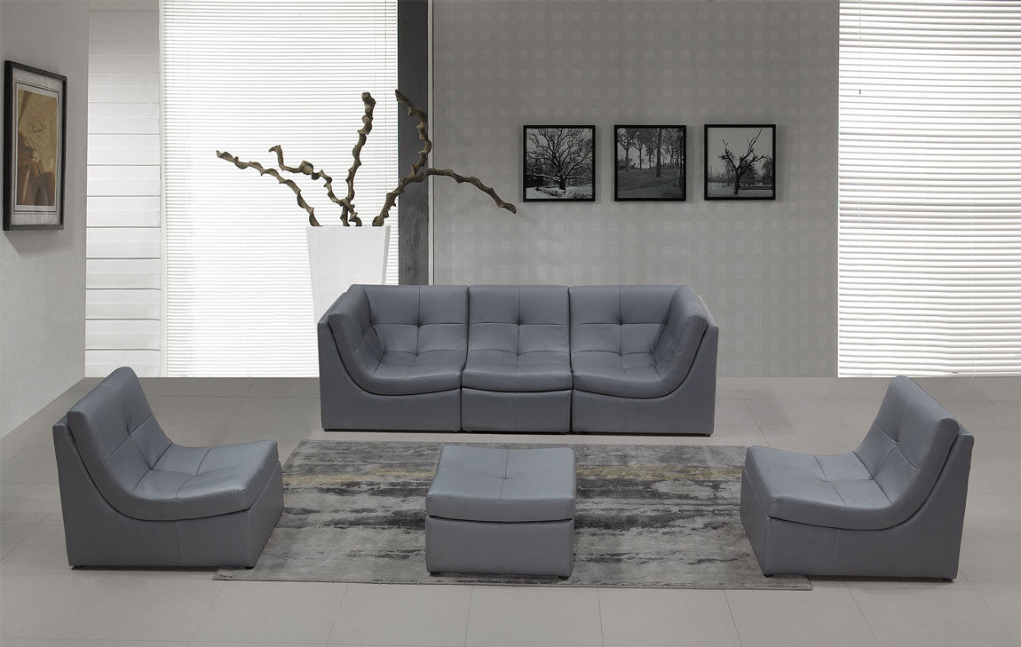 Lego Sofa Collection in Grey | J&M Furniture