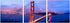 Wall Art "Golden Gate Bridge - SH-71050ABC"