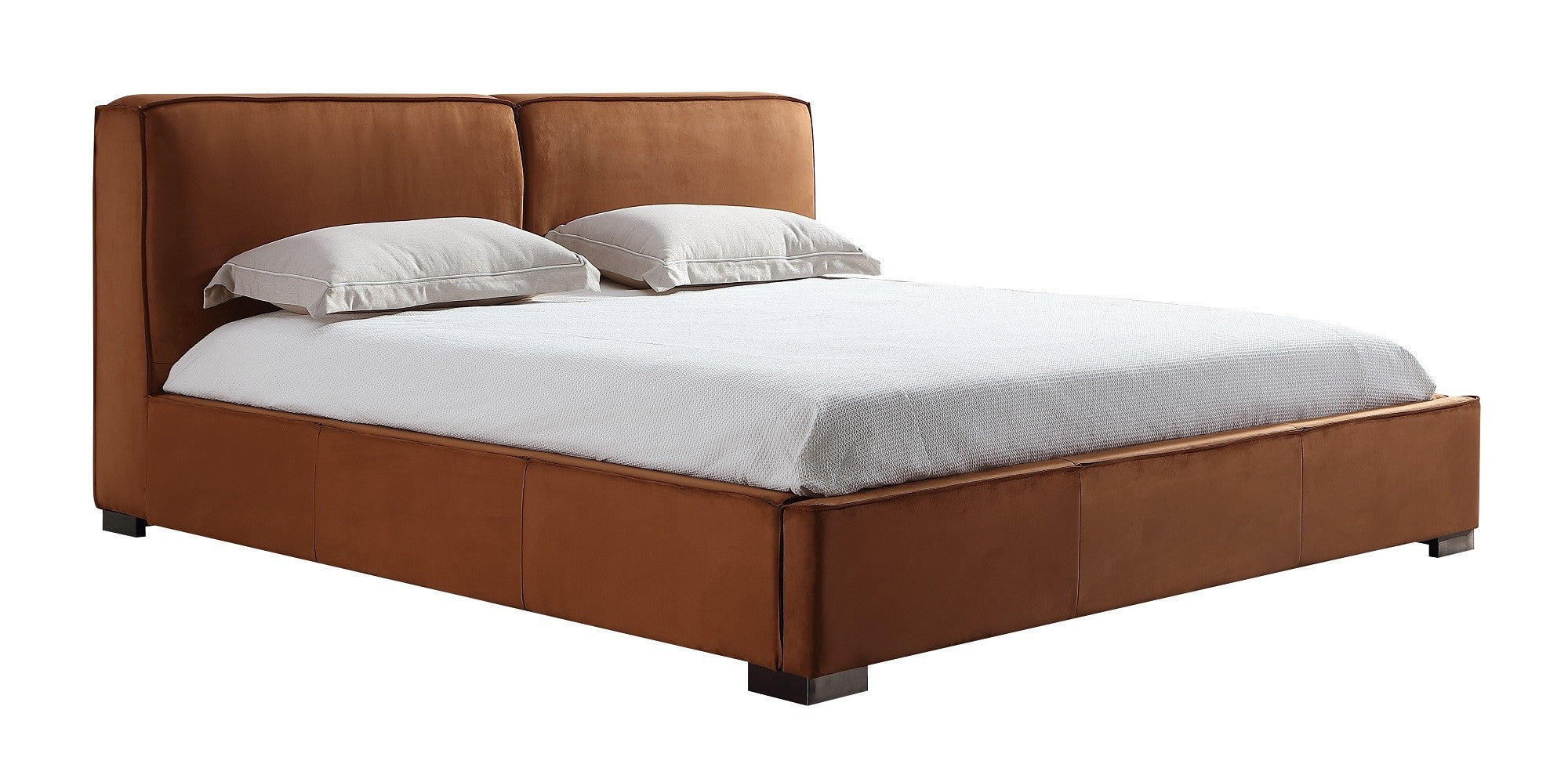 Serene Upholstered Bed in Chestnut | J&M Furniture