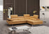 Forza A761 Italian Leather Sectional In Freesia