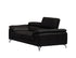 A973 Italian Leather Sofa Collection in Black | J&M Furniture