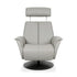 Bo Modern Recliner in Cement | Fjords