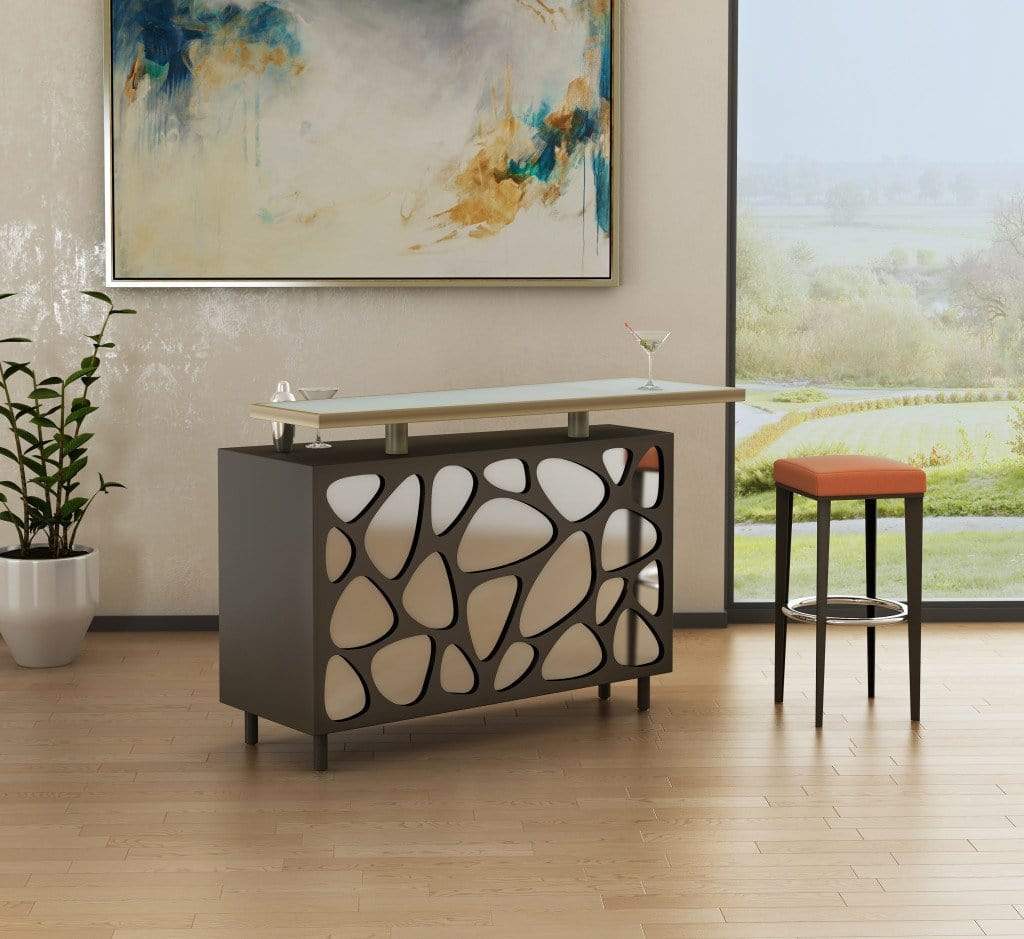 Elite Modern Bar Skew Freestanding Bar 3013S Stone Pattern | Elite Modern