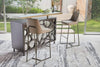 Elite Modern Barstool Luxe Stool (Counter 4056B-26, Barstool 4056B-30) Elite Modern