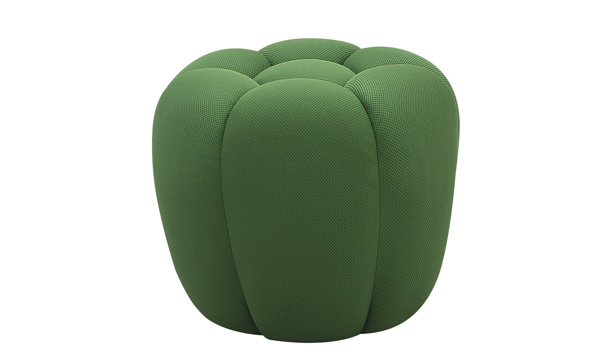 Fantasy Fabric Ottoman in Green