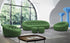 Fantasy Fabric Sofa in Green