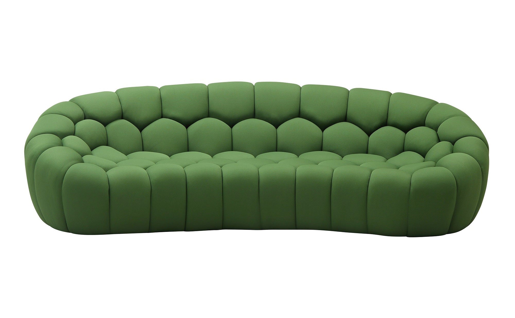 Fantasy Fabric Sofa in Green