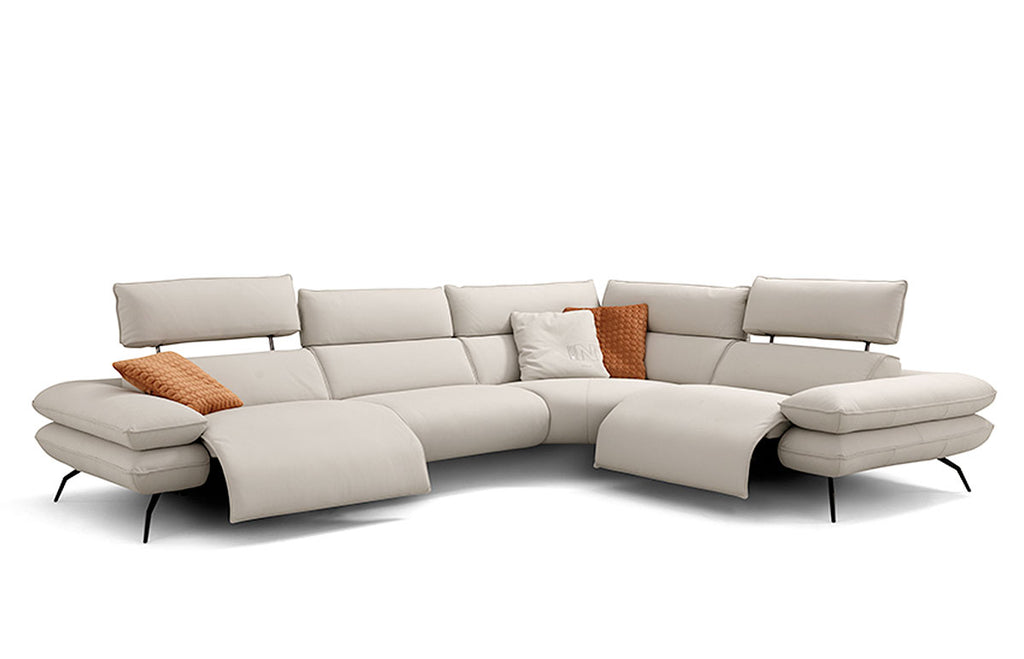 Mira i861 Reclining Leather Sectional | Incanto