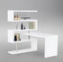 J and M Furniture Desk KD02 Modern Office Desk in White