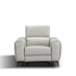 Lorenzo Reclining Chair in Light Gray | J&M Furniture