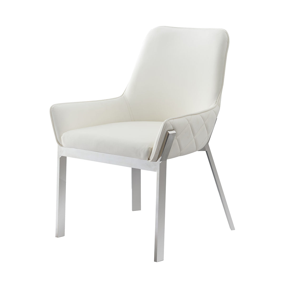 Miami Dining Chair in White | J&M Furniture