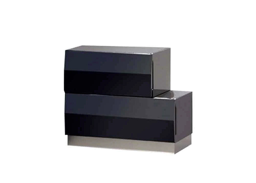 Milan Nightstand in Black