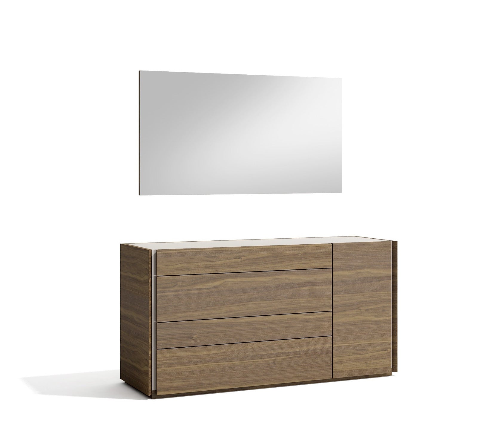 Faro Dresser & Mirror in Walnut